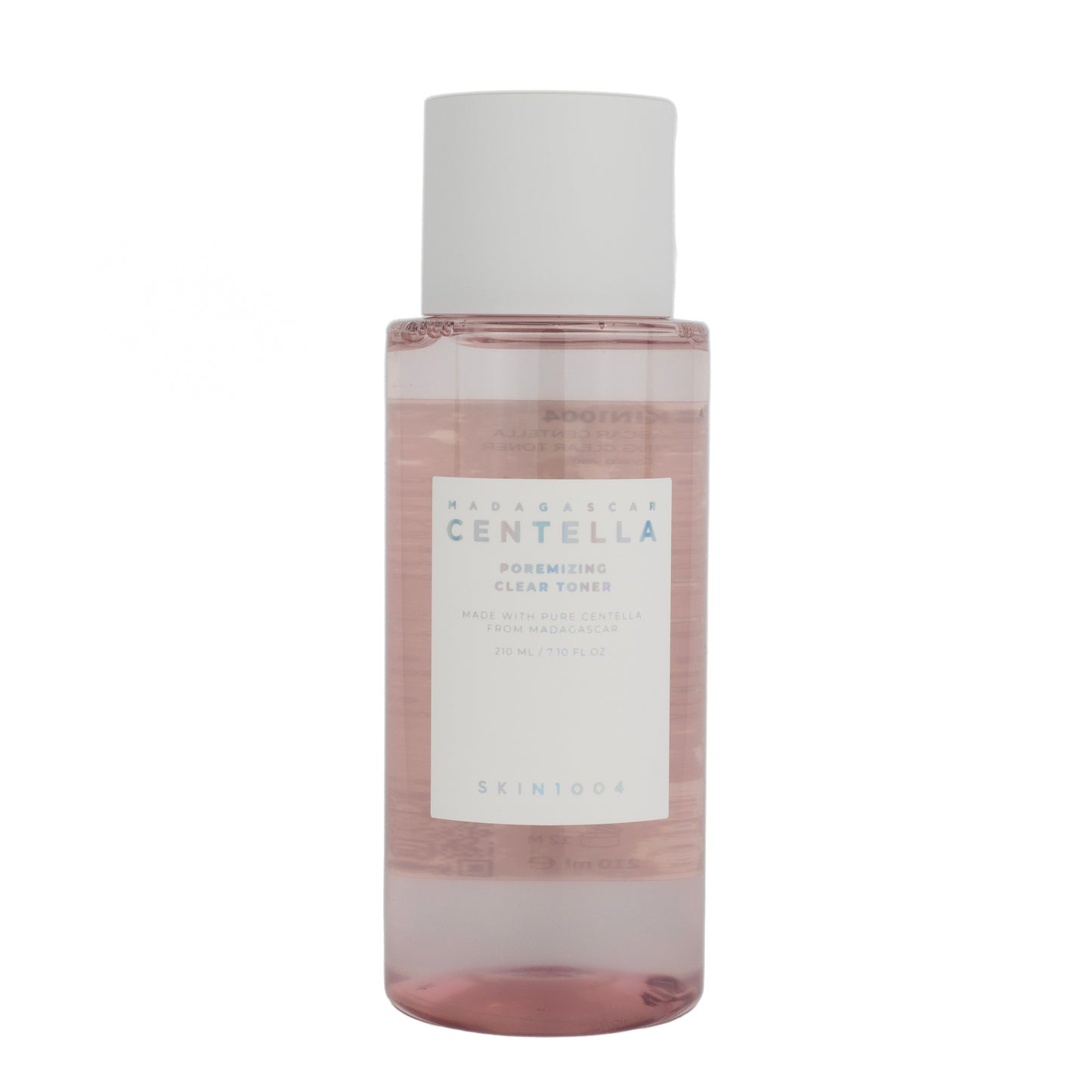 Bottiglia di Skin1004 Madagascar Centella Poremizing Clear Toner da 210ml – Tonico viso purificante e lenitivo per pelli grasse e sensibili, disponibile su Pink Beauty.