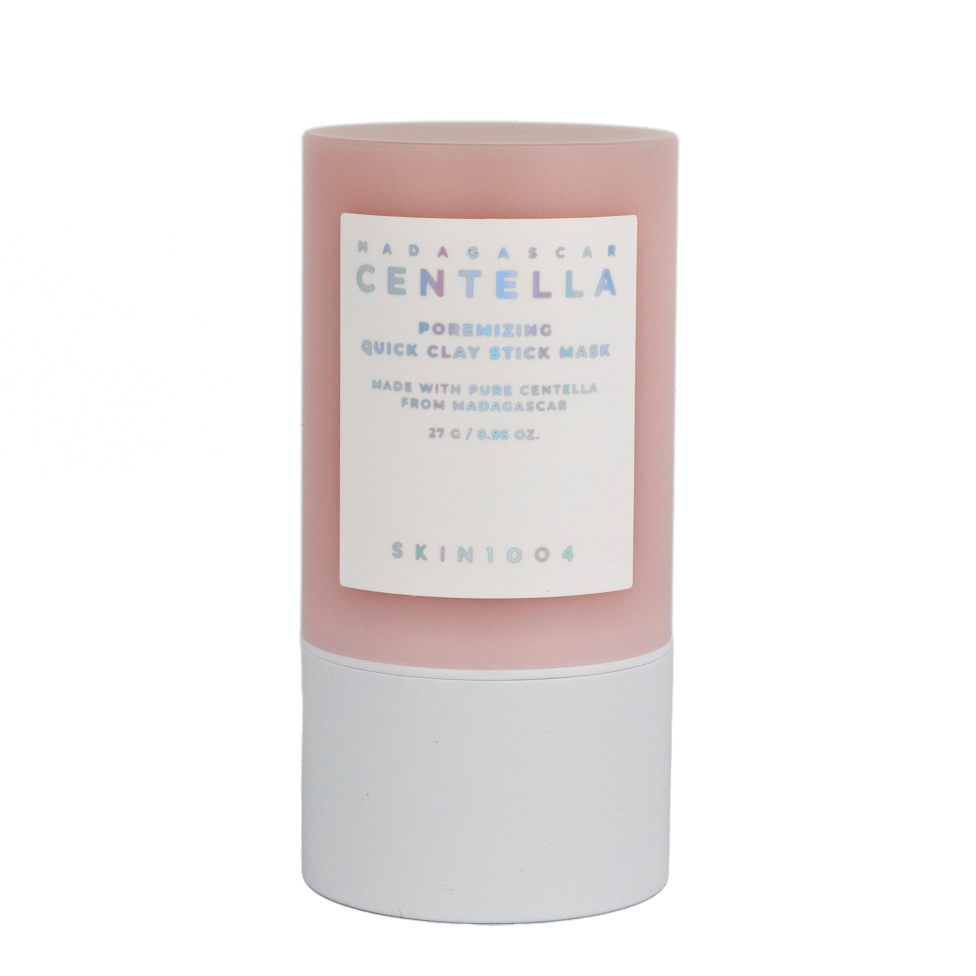 Stick di Madagascar Centella Poremizing Quick Clay Stick Mask di Skin1004, la maschera in stick all’argilla per purificare i pori e riequilibrare la pelle grassa, disponibile su Pink Beauty.