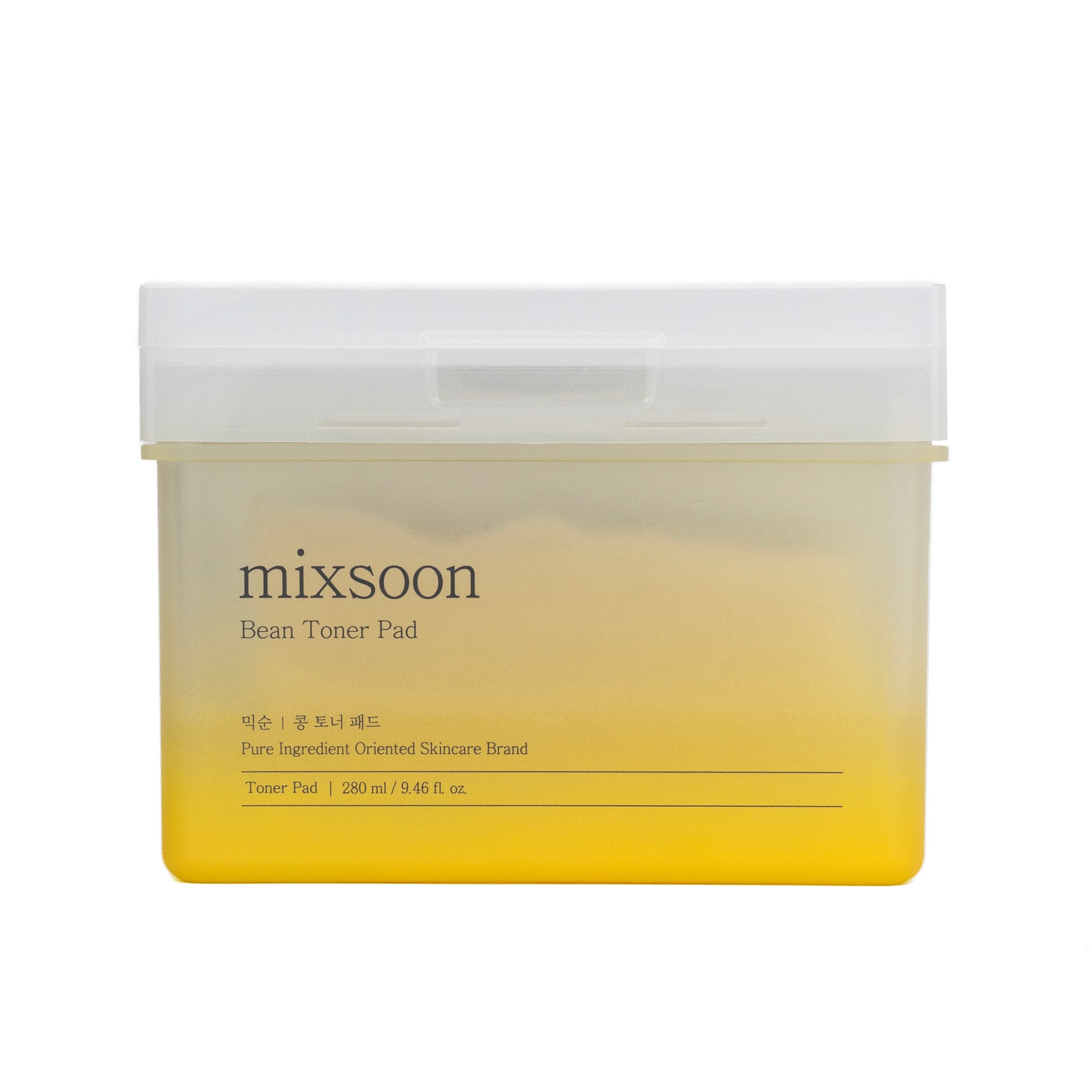 Mixsoon Bean Toner Pad | Tonico Esfoliante e Idratante – Skincare Coreana. L’immagine mostra il contenitore minimalista ed elegante delle Bean Toner Pad di Mixsoon, un tonico esfoliante e idratante arricchito con acido ialuronico ed estratti di legumi. Perfetto per una pelle più liscia, luminosa e nutrita. Disponibile su Pink Beauty