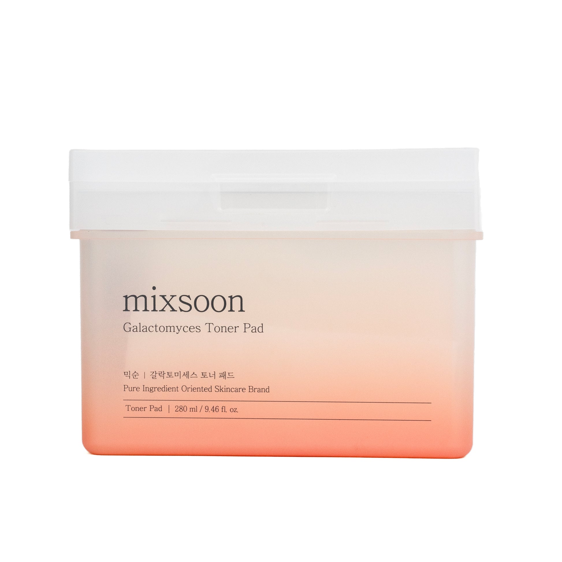 Mixsoon Galactomyces Toner Pad – Dischetti esfolianti illuminanti in barattolo da 70 pezzi. Skincare coreana per pelle luminosa e idratata, disponibile su Pink Beauty