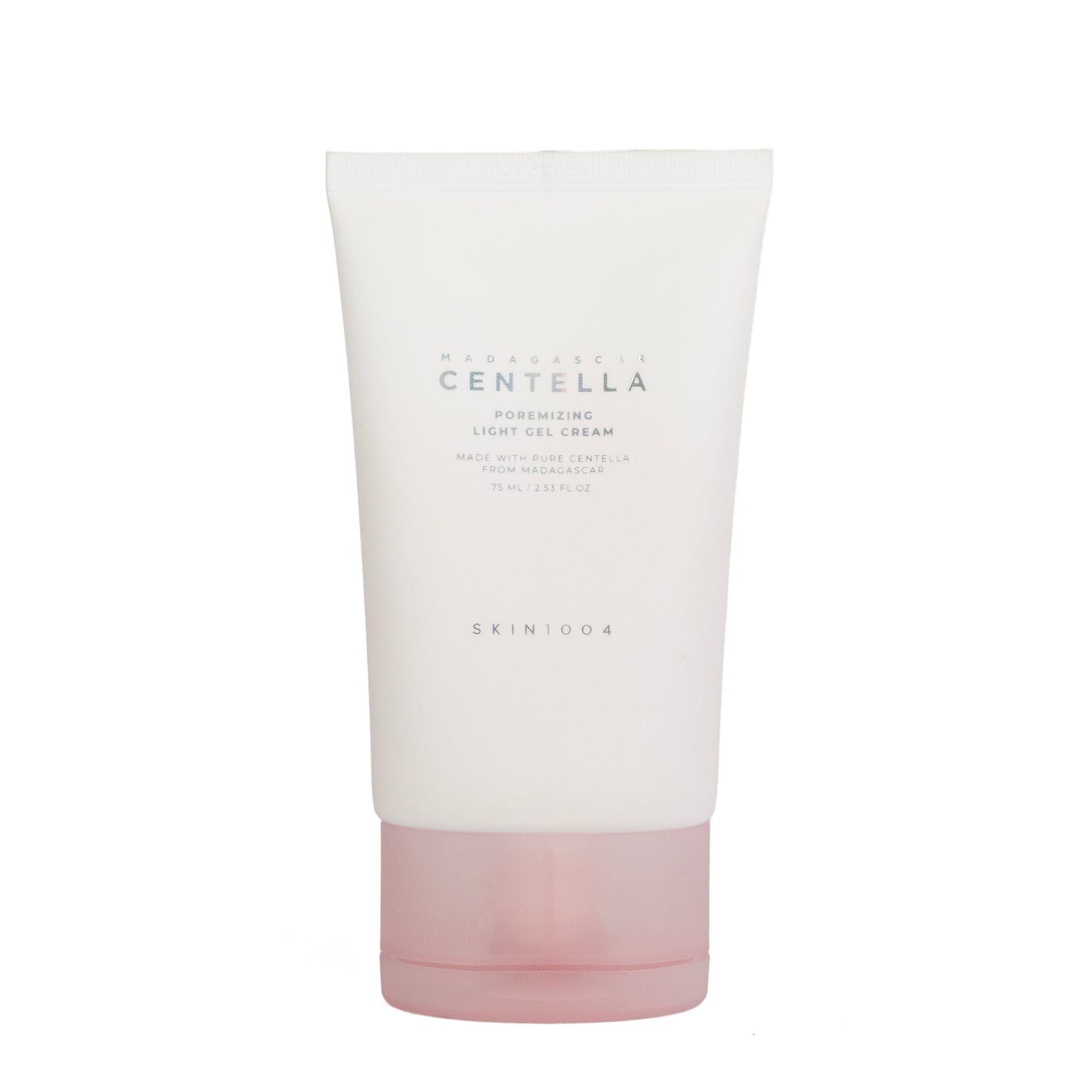 Barattolo di Skin1004 Madagascar Poremizing Light Gel Cream, crema gel leggera con Centella Asiatica e Acido Ialuronico, disponibile su Pink Beauty per idratare e riequilibrare la pelle sensibile