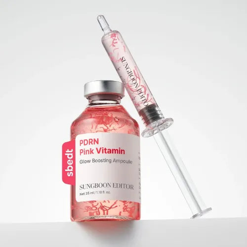 Sungboon Editor PDRN Pink Vitamin Glow Boosting Ampoule, 40ml