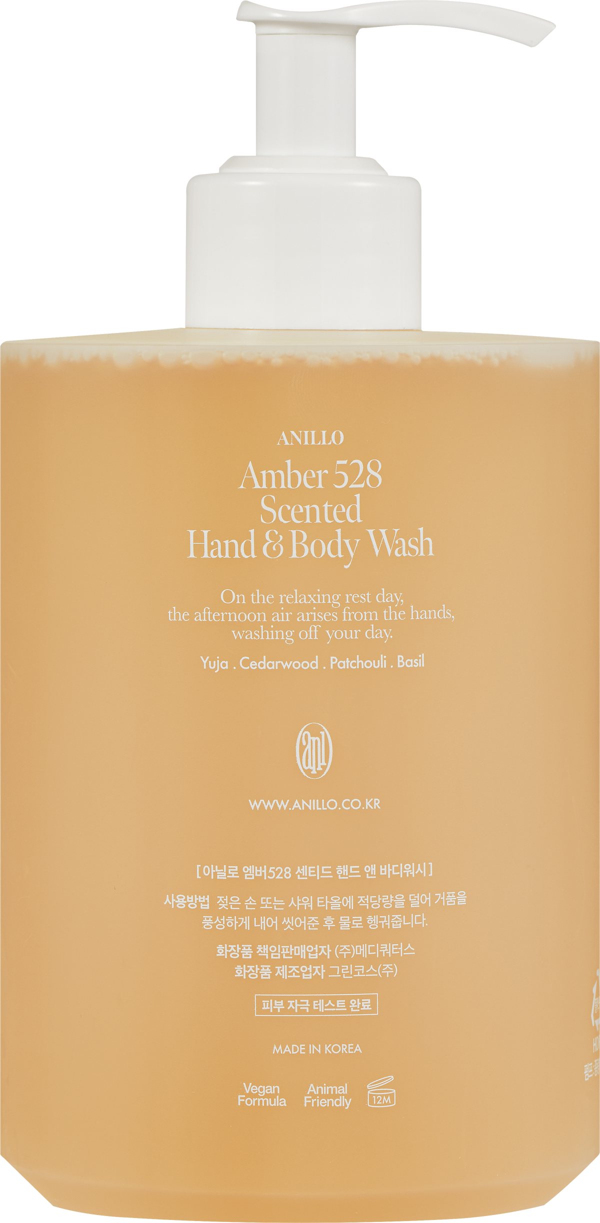 ANILLO Amber 528 Scented Hand &amp; Body Wash – 450 ml