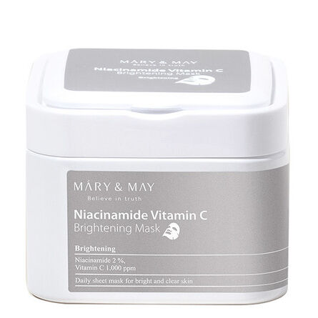 Mary&May Niacinamide Vitamin C Brightening Mask - 30pcs