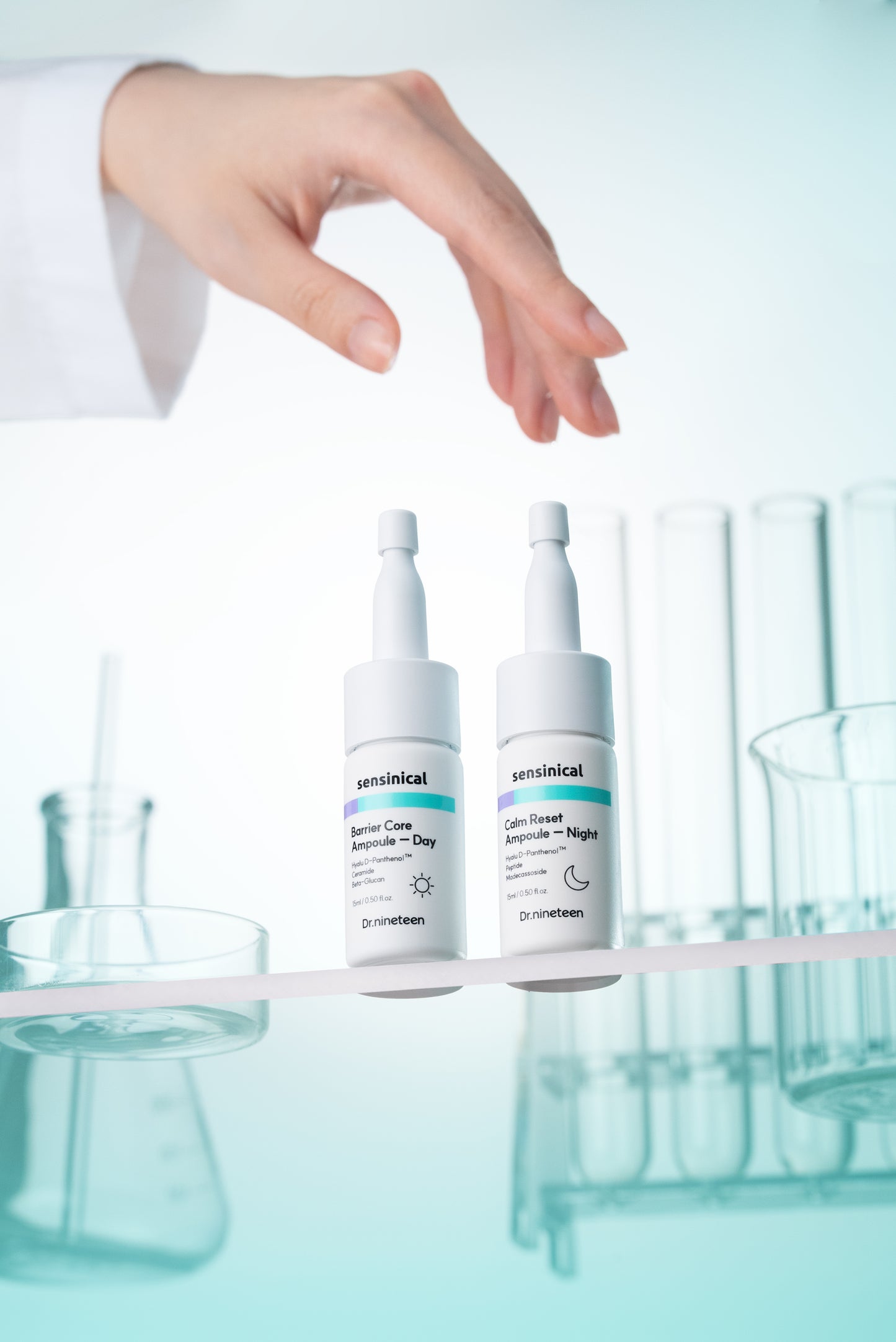 Dr. Nineteen Sensinical Day &amp; Night Ampoule Set – 2 × 15 ml
