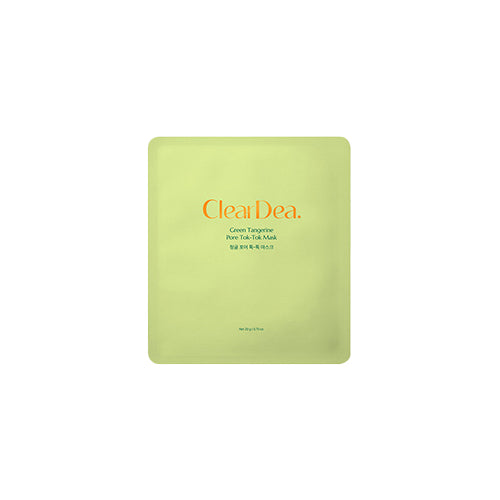 ClearDea-Green Tangerine Pore Tok-Tok Mask