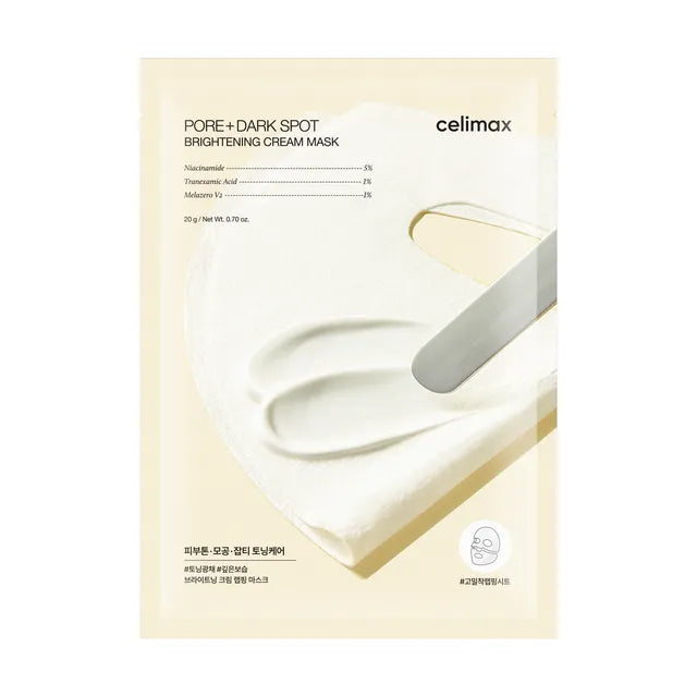 Celimax pore+dark spot brightening cream mask
