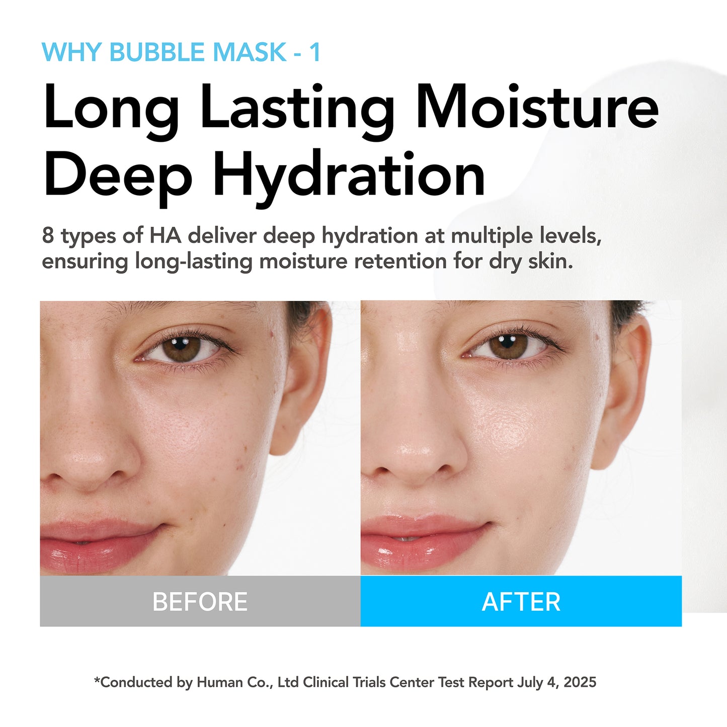 Menokin 30 Seconds Quick Bubble Mask Moist (Hyaluronic Acid) – 95 ml