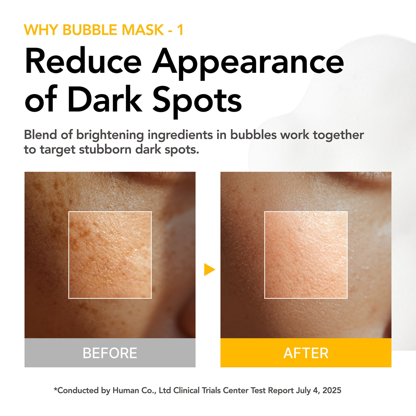 Menokin 30 Seconds Quick Bubble Mask Brightening (Niacinamide) – 95 ml