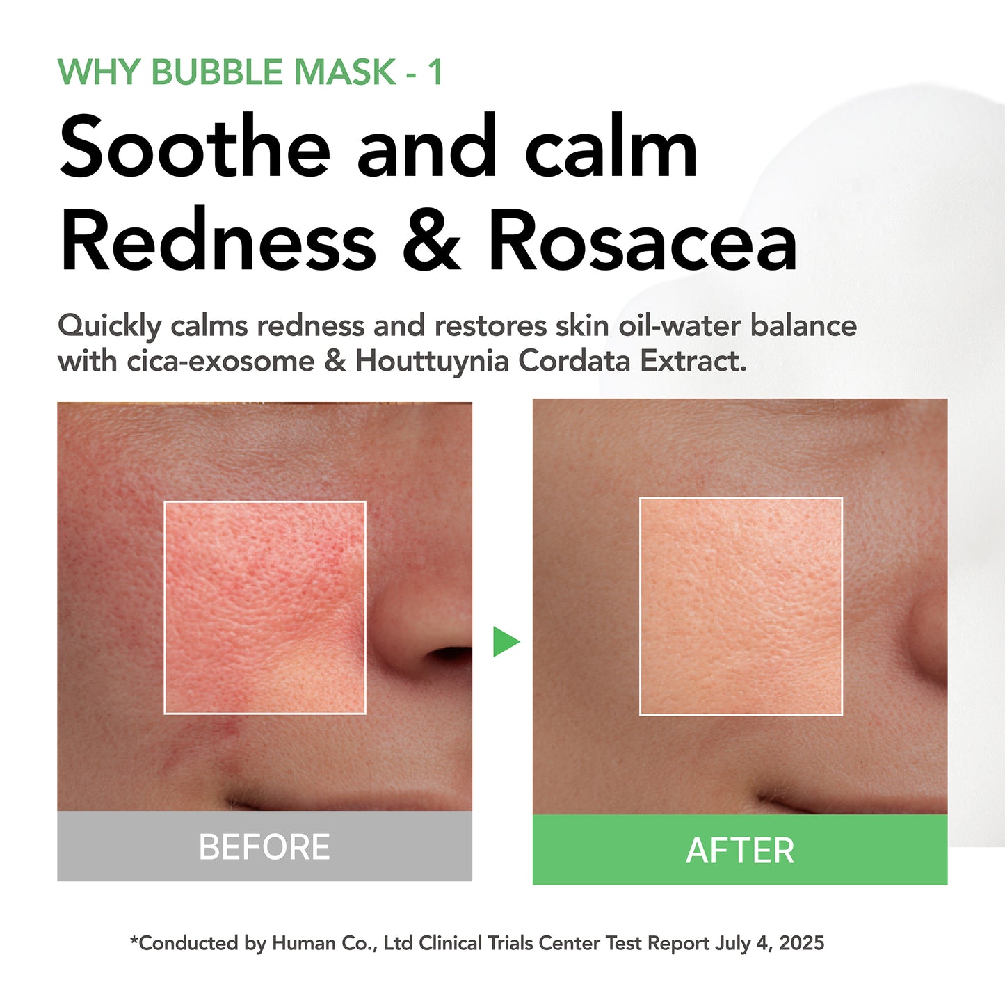 Menokin 30 Seconds Quick Bubble Mask Clear (Cicasome) – 95 ml