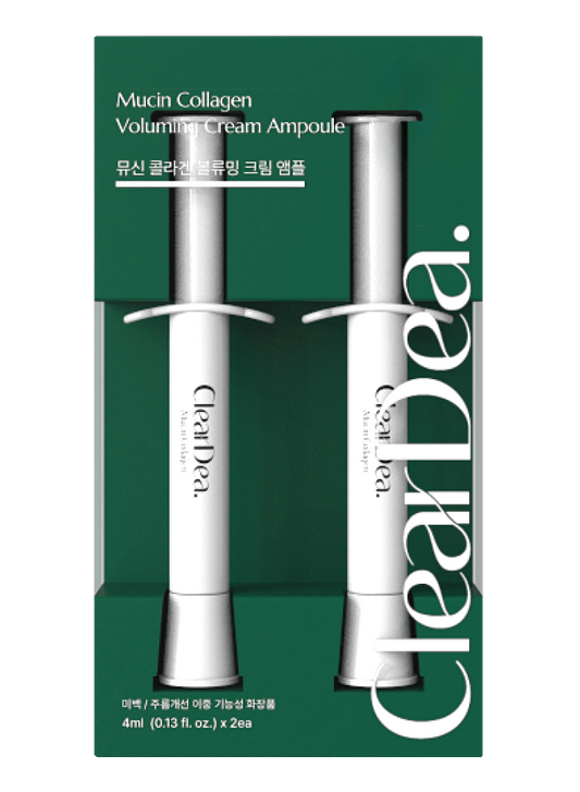 Clear Dea – Mucin Collagen Voluming Cream Ampoule Shots (2pz)