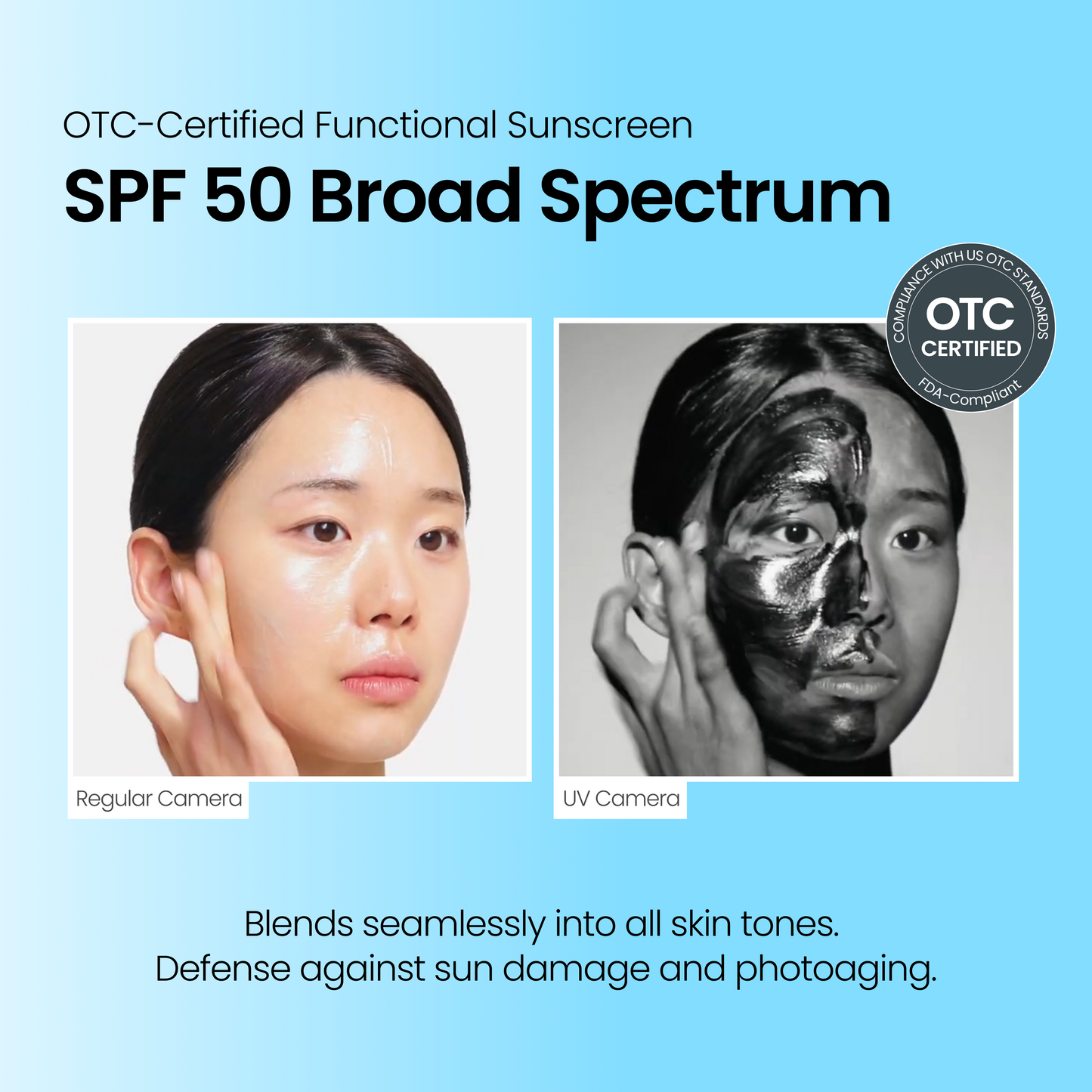 Menokin 30 Seconds Glow &amp; Clear Gel Sunscreen SPF50+ PA++++ – 50 ml
