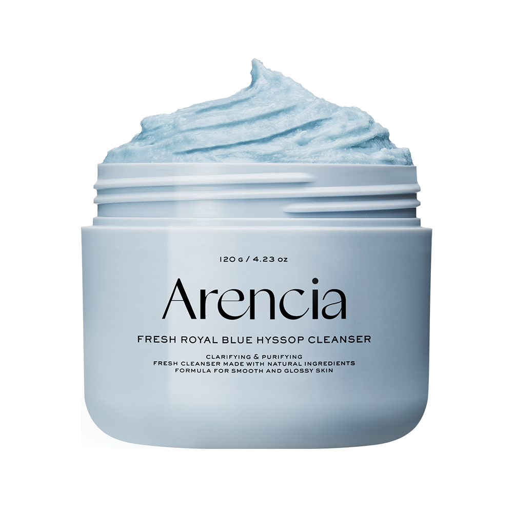 Arencia  Fresh Blue Hyssop Rice Mochi Cleanser